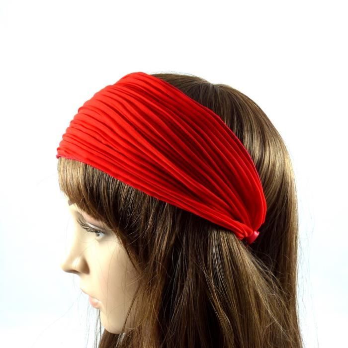 Le Serre-tête Noir Plissé | | Magasinez Des Bandeaux Et Serre