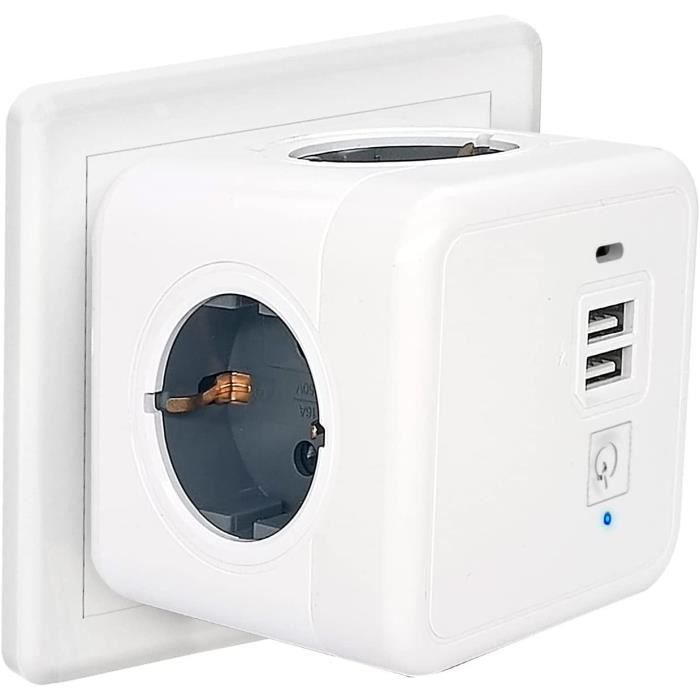 Lot De 100 Chargeurs Mural USB Cube Orange - Prise Secteur, Charge Rapide QC3.0, Universel Smartphones, Neuf