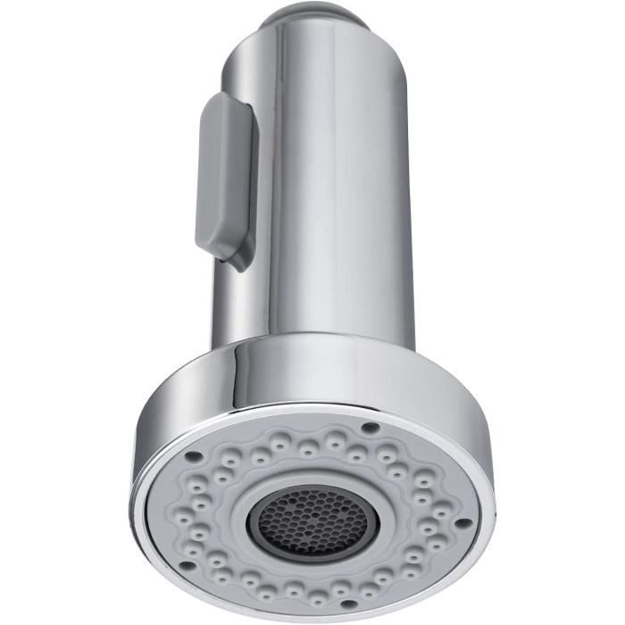 Tête De Pulvérisation Extractible Pour Robinet Cuisine/salle De Bain - Réglage Douche, Tuyau ABS Noir G1/2 - 3