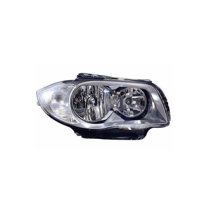 SET DE DEUX PHARES AVANT DESIGN ANGEL EYES POUR BMW SÉRIE 1 E81 E82 E87 E88 04 11 H7 H7 Chrome