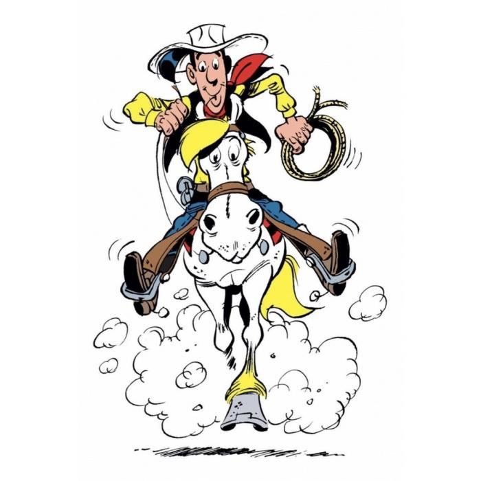 Carte Postale De Lucky Luke Galop Avec Jolly Jumper 10x15cm Cdiscount Beaux Arts Et Loisirs Creatifs