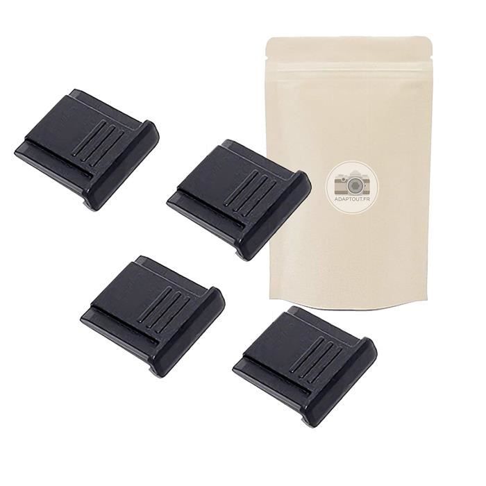 Fujifilm X-t30 Ii Cache Griffe Pour Appareil Photo Fujifilm - Lot De 2, Protection Contre Poussière Et Oxydation (noir) Accessoire Fujifilm X