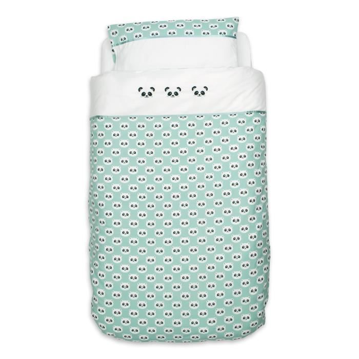 briljant Baby fwdbo120 x 150panda99r Parure de lit housse de couette et taie doreiller rose 