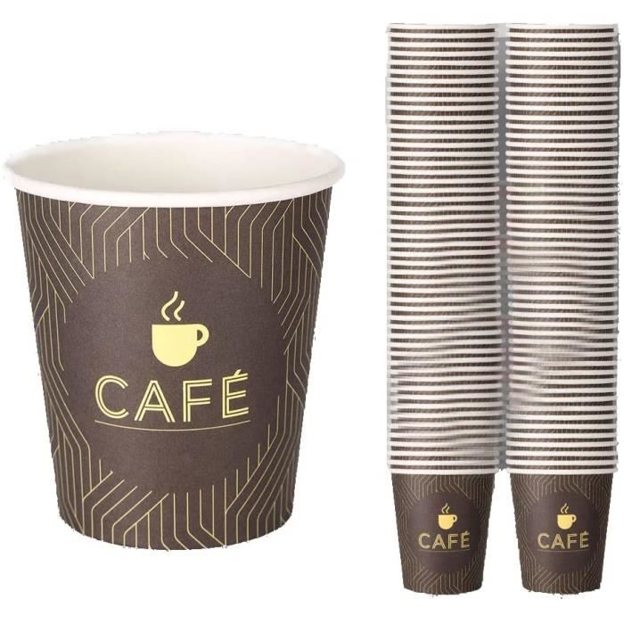 Gobelets en carton sans plastique 200ml/300ml (Coffee To-Go