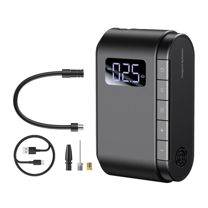 Compresseur D'air Portable Sans Fil SUITU ST-9616 - Pompe à Pneu Numérique 8000mAh Avec LED - Neuf