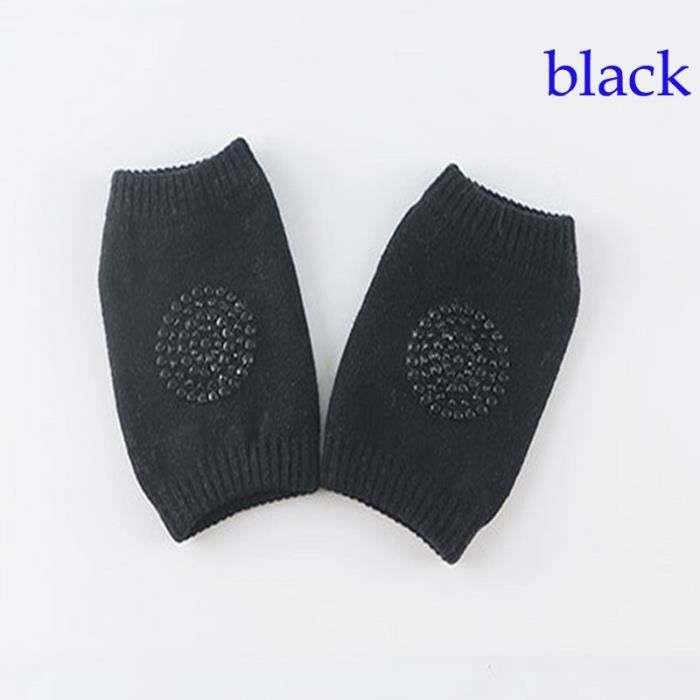 2Pcs genouillère chaussette genou jambe protection antidérapant en coton  pour nouveau-né enfant couleur noir - Cdiscount Puériculture & Eveil bébé