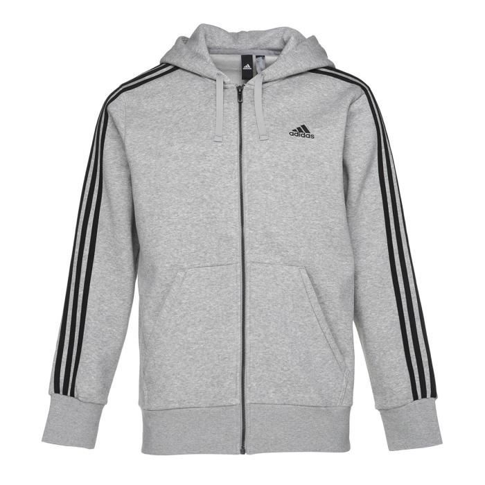 sweat a capuche adidas gris