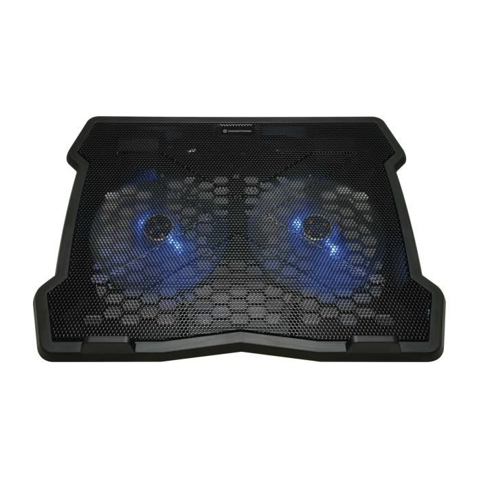 conceptronic thana06b 15.6 2 ventilateurs portable jeux refroidissement base - vue 4