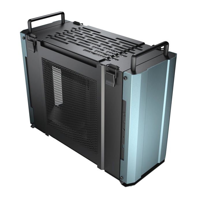Boitier PC Gaming – Cougar Gaming – DUST2 IRON GRAY – Boîtier Mini – ITX – Pro-cooling – Pour cartes mères ATX Micro ATX Mini ITX