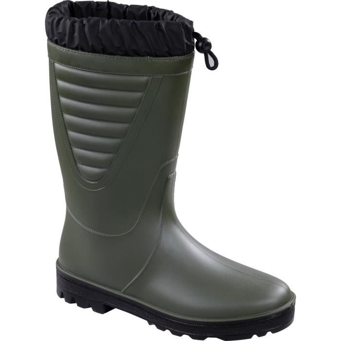 botte caoutchouc fourree