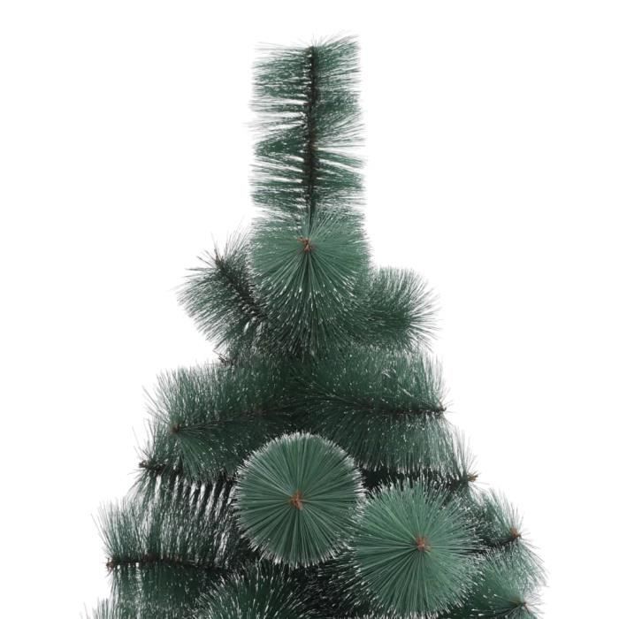 Sapin De Noël Artificiel Nordmann 210 Cm - Branches PVC Réalistes, Support Métallique, Facile à Monter Et Ranger - Écologique Et Durable - 3