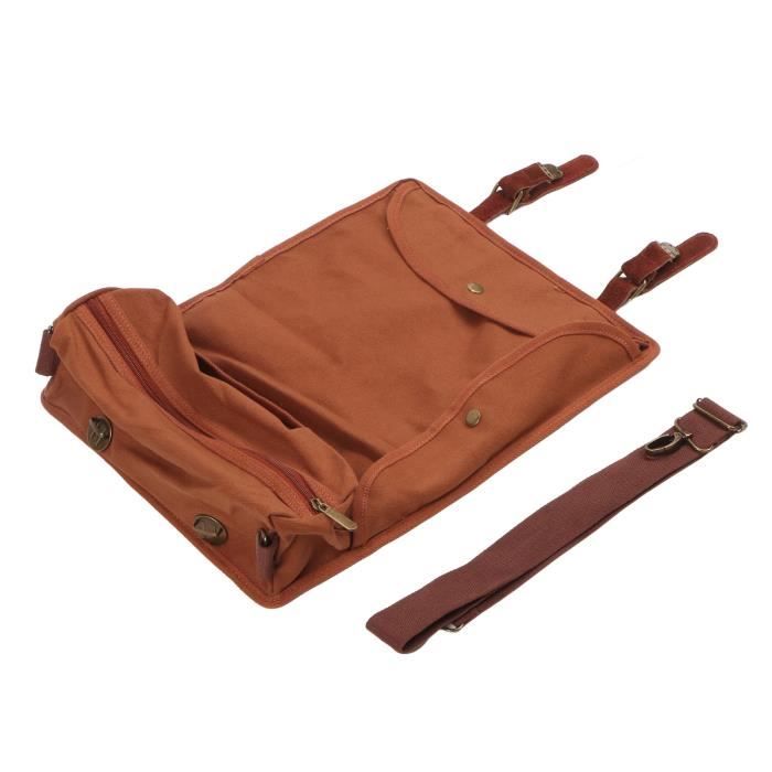 Sac De Transport Pour Outils De Barman - Trousse Organisée Avec Fermeture U, Dimensions 15.2x25.4 Cm - Couleur Grise