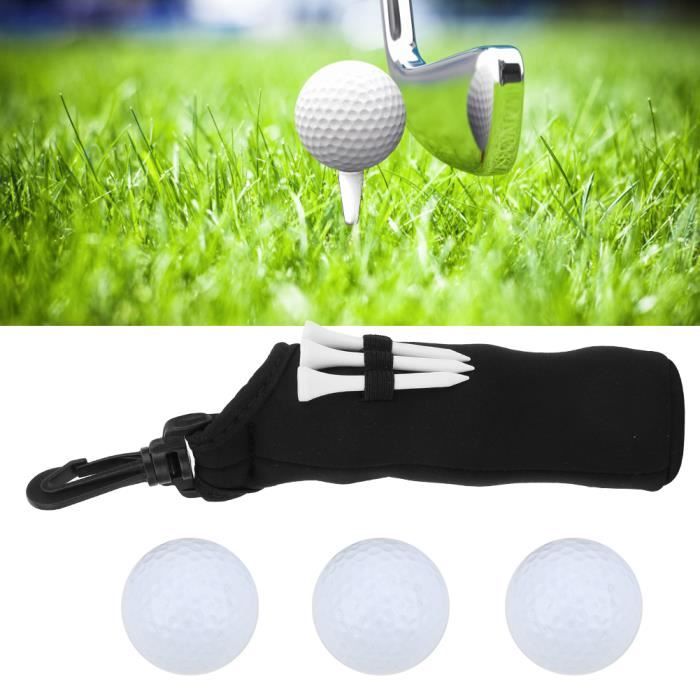 LEK Mini sac de rangement pour balles de golf de taille Poche peut contenir  3 balles