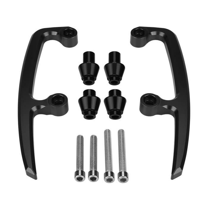 Poignée Passager Aluminium CNC Pour Moto Honda - Support Sécurisé Bleu Pour Réservoir