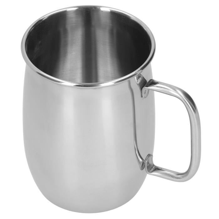 Tasse En Acier Inoxydable 304 Brossé - 240 Ml Pour Bière, Café, Cocktails - Dorée