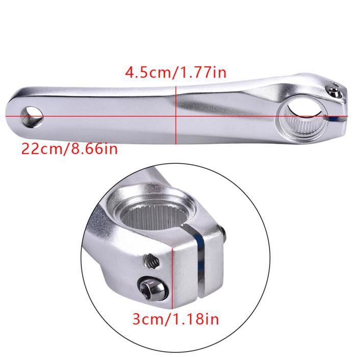 Bras De Manivelle Gauche Sugino SWN 165 Mm - Carré Conique, Occasion