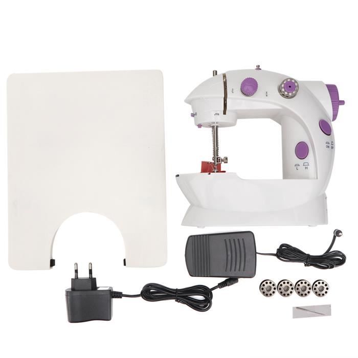 Outbit Machine à Coudre Portable 14 Points – Électrique Multifonction Avec Pédale, Idéale Débutants, Enfants & Couture Maison