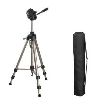 Trépied HAMA STAR 63 - Aluminium - Champagne - 4kg max - Crochet pour accessoires et attaches pour pieds