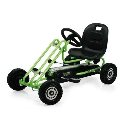 Voiture à pédales - Hauck - Thunder Go Green Cart - Siège baquet réglable - 4 roues