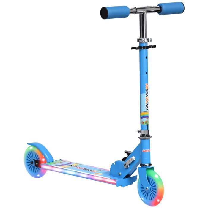 Petite Trottinette Pliable Pour Enfant - ERROLVES - Bleu - Strucure