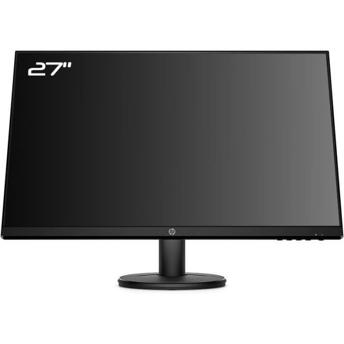 HP Ecran V27e Moniteur écran IPS Full HD 27 1920 x 1080 MicroEdge Antireflets Temps de réponse 5 ms Angle de vision de 178 ° Commandes - vue 4