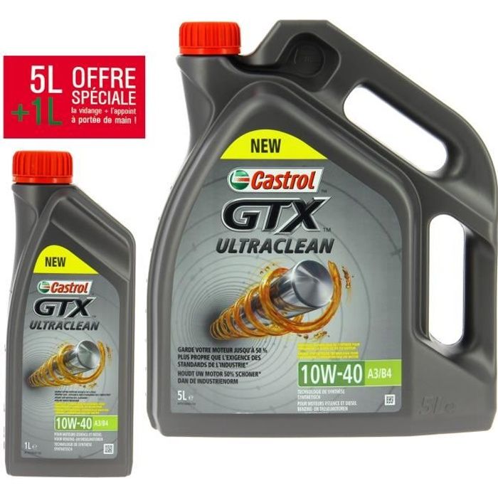 HUILE CASTROL 10W40 5L