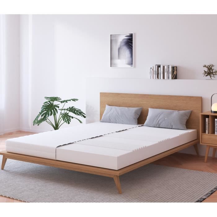 Matelas Original 140x190 cm Mémoire de Forme 16 cm Souplesse et Soutien Durable Matelas Ferme