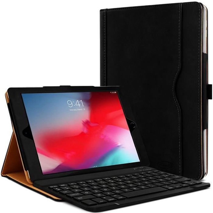 Smart Keyboard Noir Apple pour iPad 9ème génération, 8ème