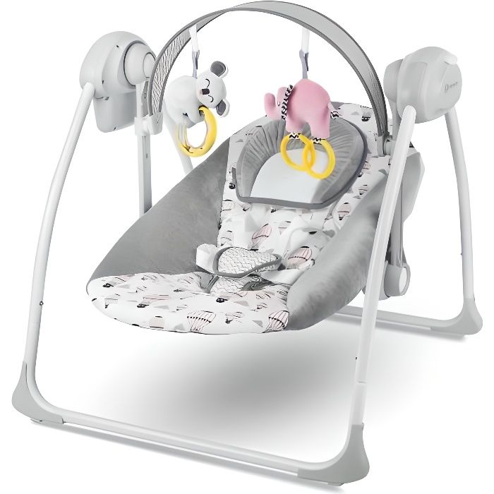 Kinderkraft Flo Balancelle Et Transat 2 En 1 Rose Cdiscount Puericulture Eveil Bebe