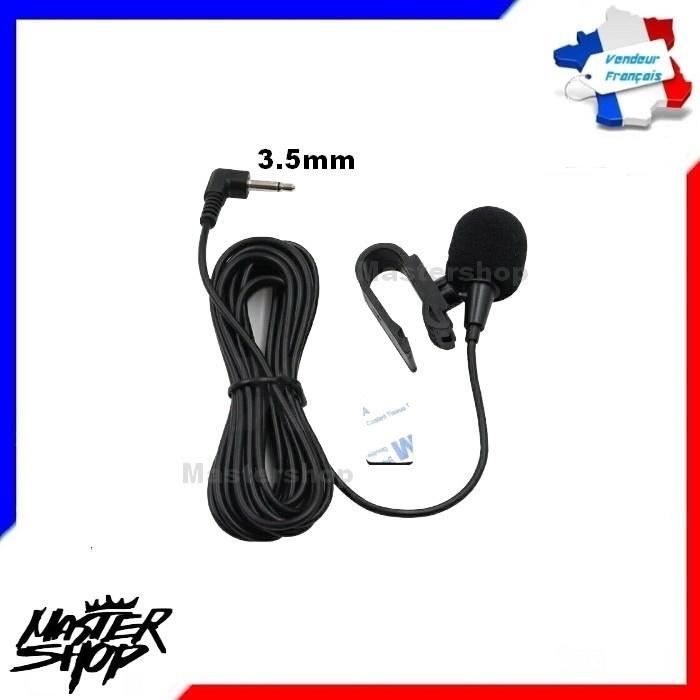 Microphone pour autoradio Pioneer 2.5mm Jack Micro pour Pioneer