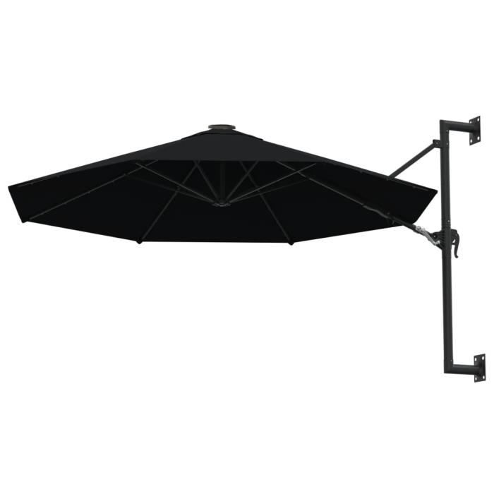 Parasol mural - MOTHINESSTO - LY00387 - 300 cm - Métal - Système à manivelle