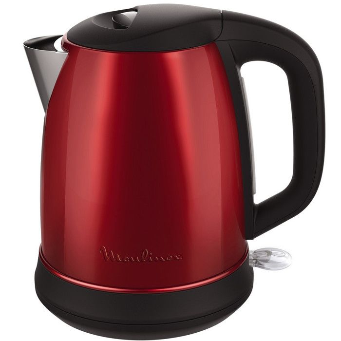 MOULINEX - Bouilloire Subito 1,7L inox rouge