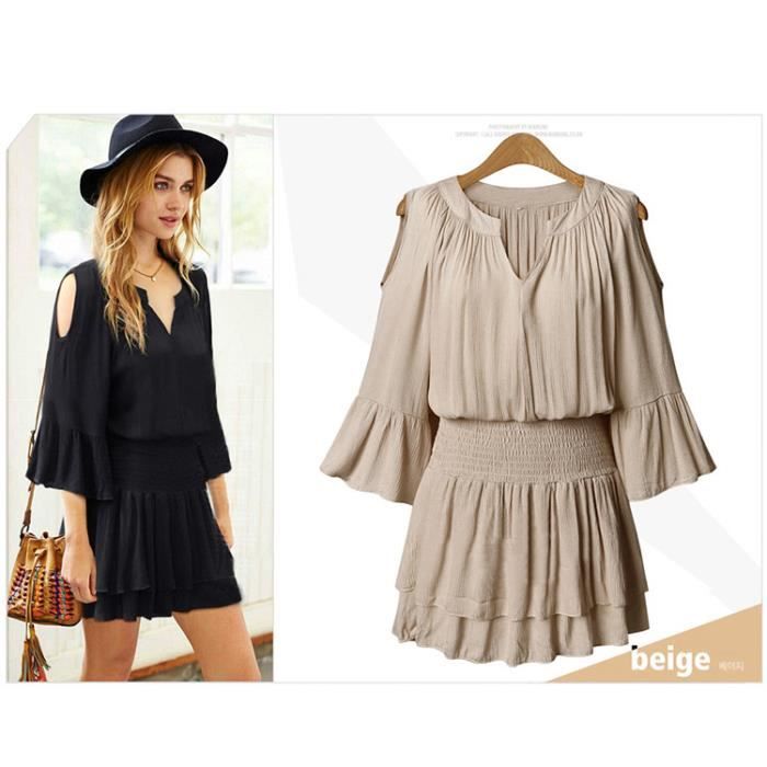 robe elastique a la taille