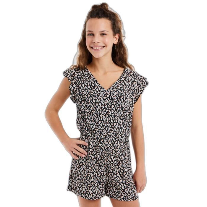 Combinaison fleurie décolletée | boohoo