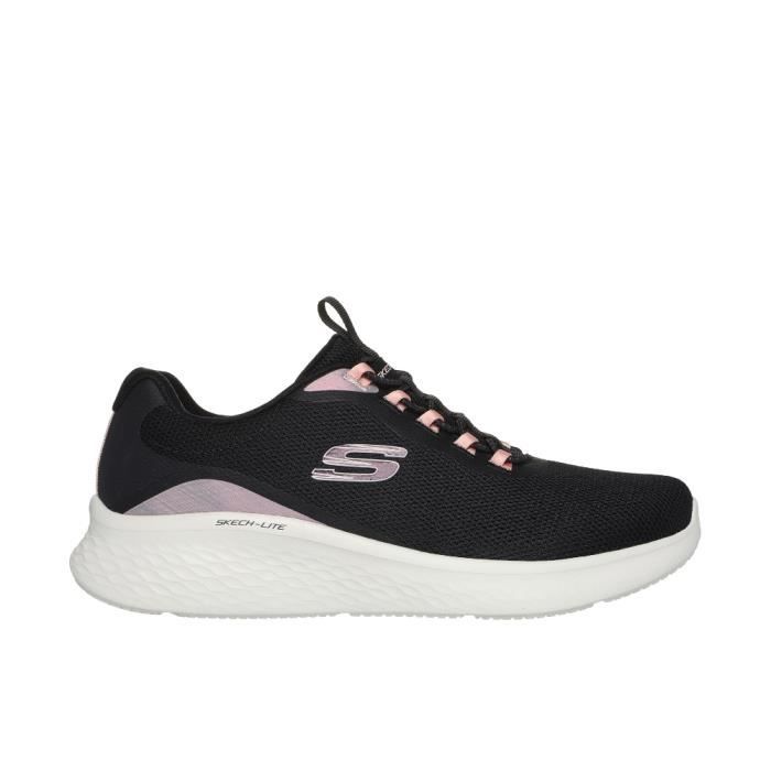 chaussures de fitness femme skechers lite pro glimmer me - noir