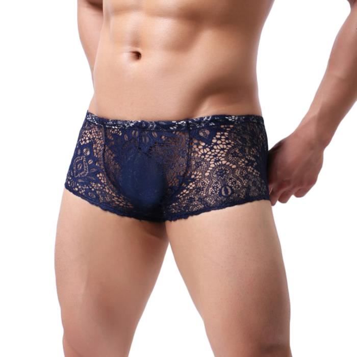 slip dentelle homme