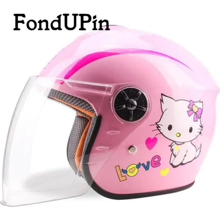 casque moto enfant