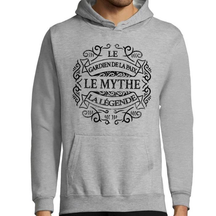 Gendarme Le Mythe La Legende Sweat A Capuche Homme Metier Humour Fun Et Drole Hoodie Ideal Pour Idee Cadeau Anniversaire Colleg Gris Cdiscount Pret A Porter