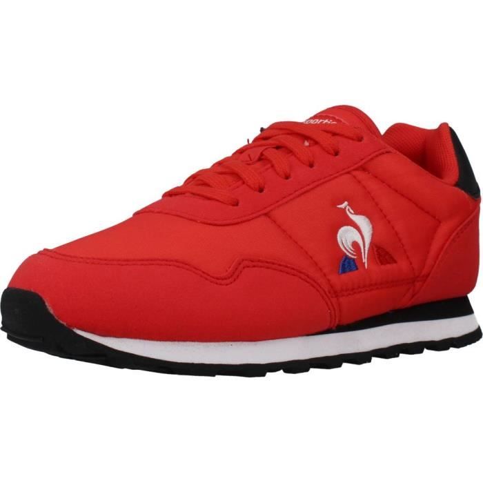 Basket - LE COQ SPORTIF - 109143 - Rouge - Garçon - Lacets - Textile - Enfant