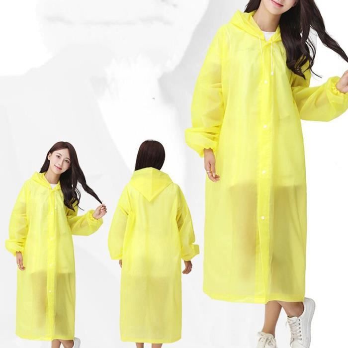 Trench,Poncho de pluie pour homme, 5 pièces, imperméable, épais
