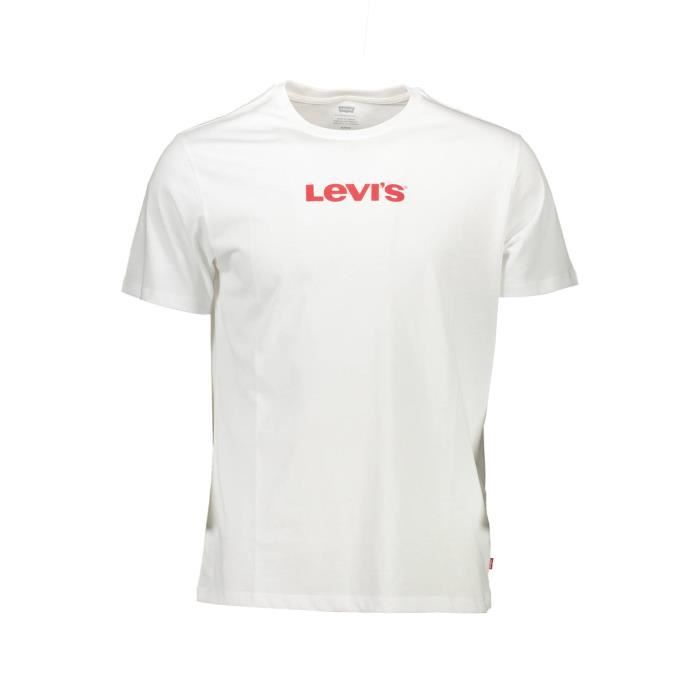 LEVI'S T-shirt Homme Blanc Textile SF2317