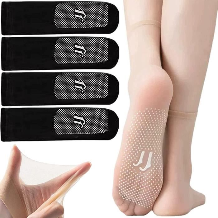 5 Paires Chaussettes Cheville Antidérapantes Maille Enfants – Coton Respirant, Grip Anti-Glisse Pour Bébé Et Tout-Petit