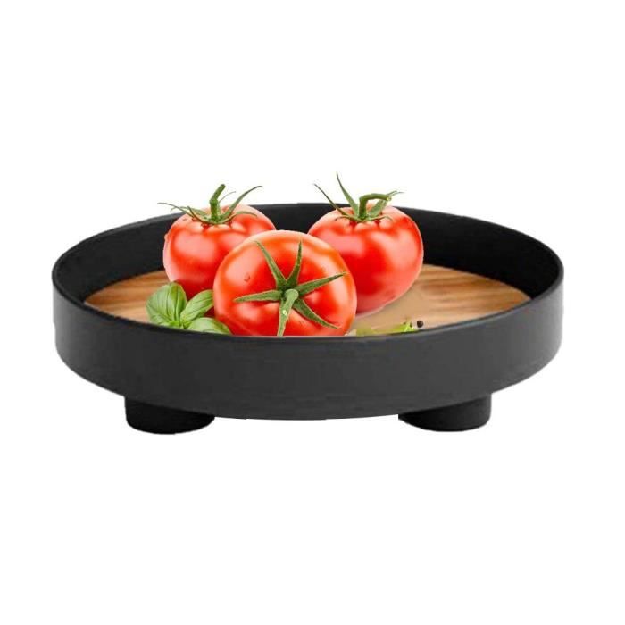 Plateau De Service En Cuivre Vintage - 26x10x1.5 Cm, Design Sculpté, Pour Présentation De Bijoux, Bonbons, Desserts - Décoration élégante