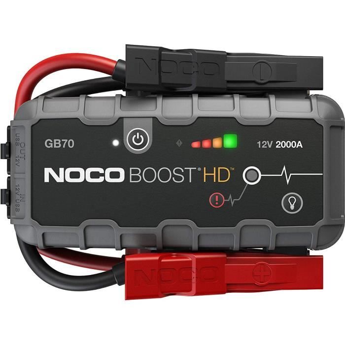Noco - Boost Lithium aide au démarrage HD GB70 2000A