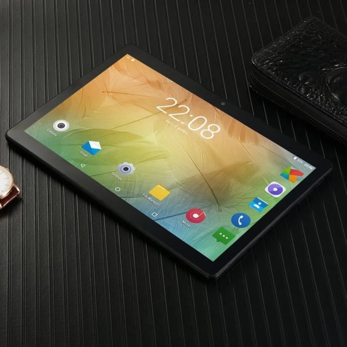 Tablette Tactile 10.1 1+16 G - Android 8.0 - Double cartes SIM - 3G  tablettes - noir - Cdiscount Informatique