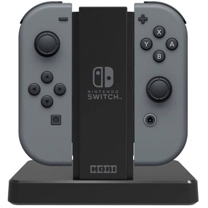 Hori Multi Station de Recharge Nintendo Switch - Licence Officielle Nintendo