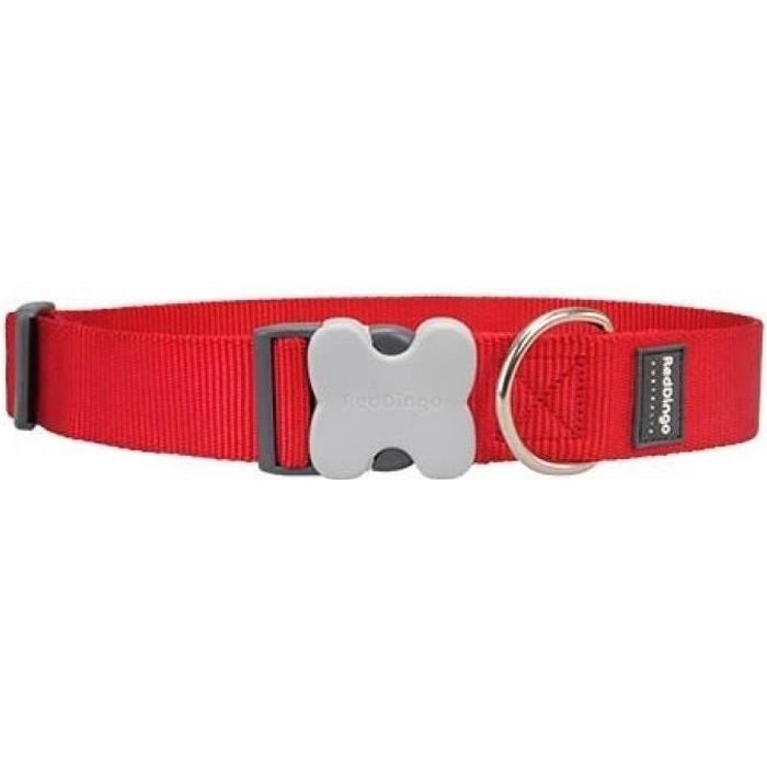 red dingo collier pour chien rouge 50-80 cm 40 mm