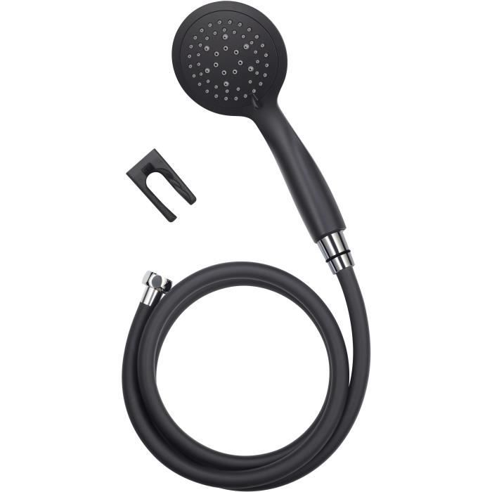 Douchette ROUSSEAU COMBIFLEX HEBE 5 jets ABS PVC lisse 1 5m