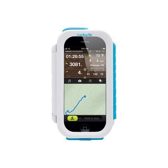 RUNTASTIC Support vélo Iphone 4/4S/5/5C/5S Blanc