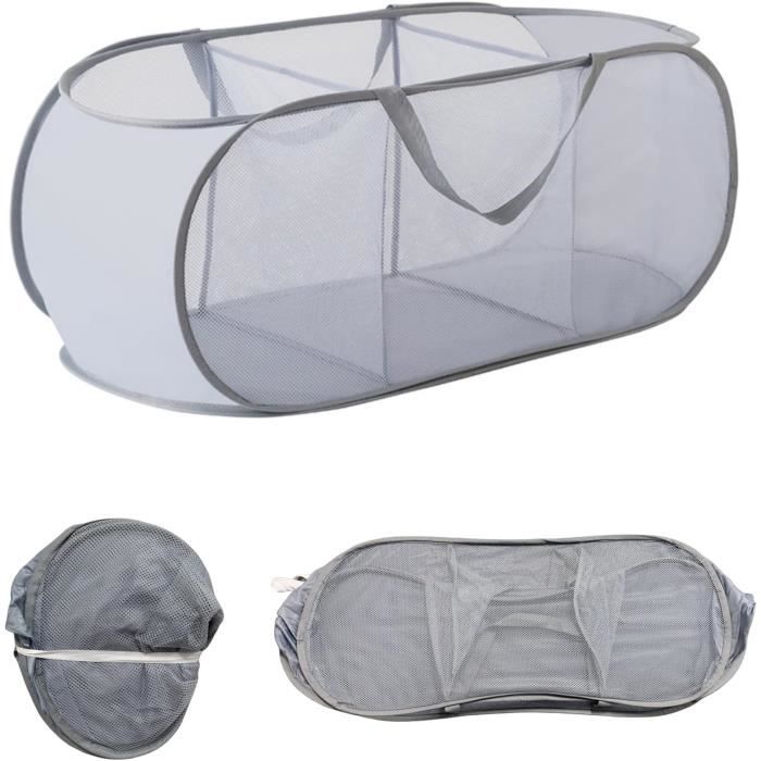 Beldray LA079299EU7 Panier à Linge, Panier de Rangement à Linge, Corbeille à Linge Pliable de Forme Ovale, Capacité 36L, Comprend des Trous d'Aération, Design Peu Encombrant et Portable, Gris/Blanc Beldray LA079299EU7 Panier à Linge, Panier de Rangement à Linge, Corbeille à Linge Pliable de Forme Ovale, Capacité 36L, Comprend des Trous d'Aération, Design Peu Encombrant et Portable, Gris/Blanc